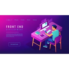 Frontend web development using react, HTML, CSS, bootstrap, javascript