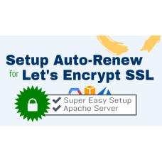 Install Encrypt auto-renewal SSL for your server